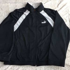 PUMA Womens Medium Blk/Off White TrackSuit Jacket